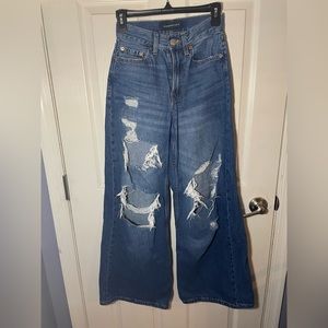 Aeropostale super wide leg jeans